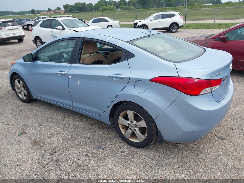 Vin: kmhdh4ae0du784301, lot: 46368413, hyundai elantra gls 20133