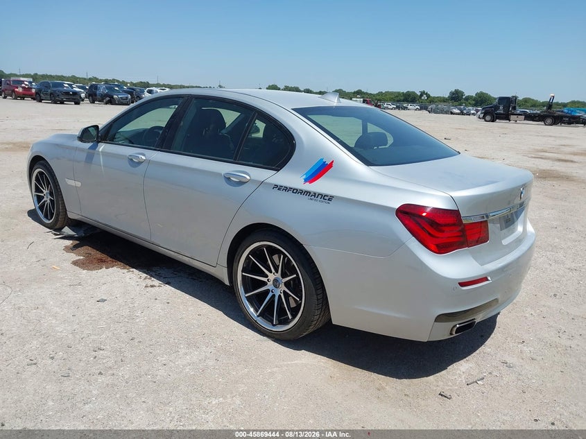 BMW 740I 2013 VIN WBAYA6C57DD143789