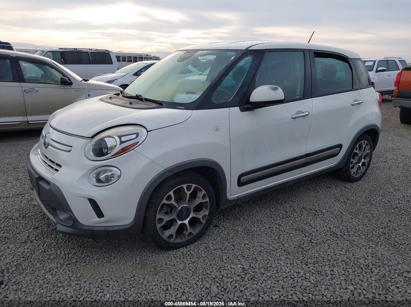 Vin: zfbcfadhxez019596, lot: 46368424, fiat 500l trekking 20142