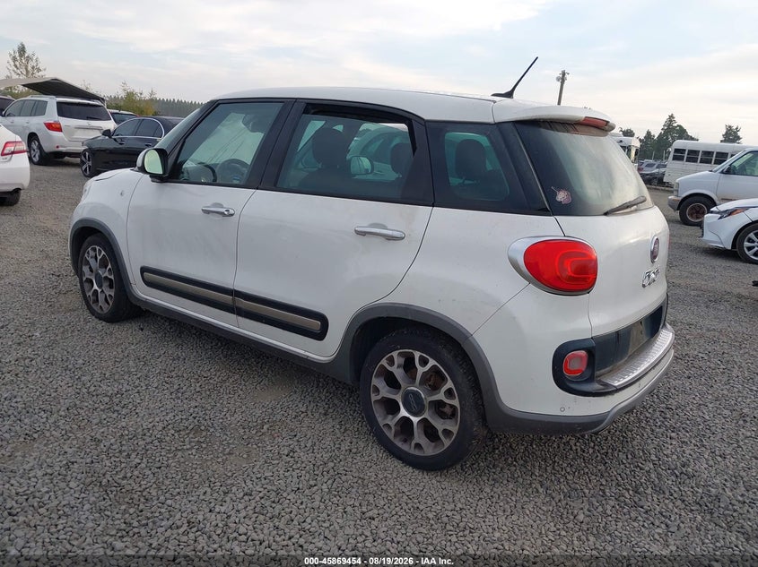 Vin: zfbcfadhxez019596, lot: 46368424, fiat 500l trekking 20143
