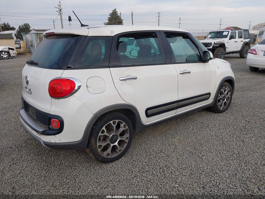 Vin: zfbcfadhxez019596, lot: 46368424, fiat 500l trekking 20144