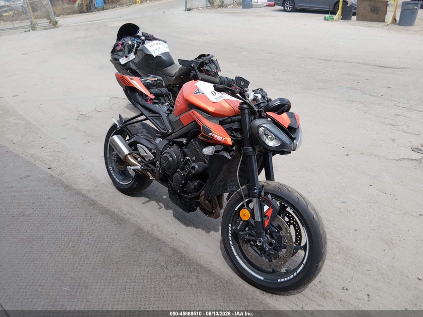 2025 Triumph Motorcycle Street Triple 765 R, Удар ззаду, IAAI, VIN SMTA604S8STCC4598