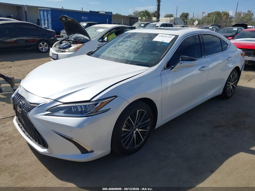 2023 Lexus ES, Front & Rear, IAAI, VIN 58ADZ1B11PU153495 — photo 2