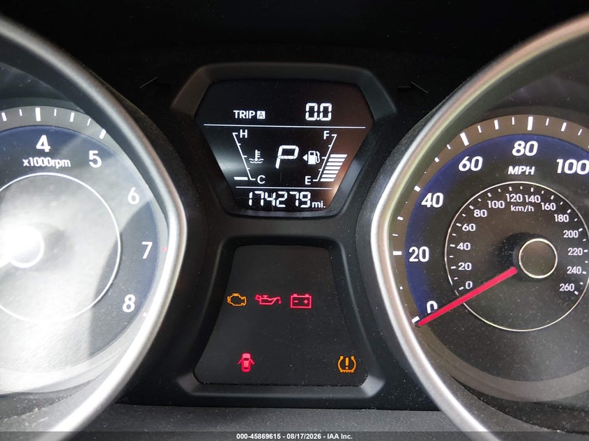 HYUNDAI ELANTRA 2016 VIN 5NPDH4AE5GH715557