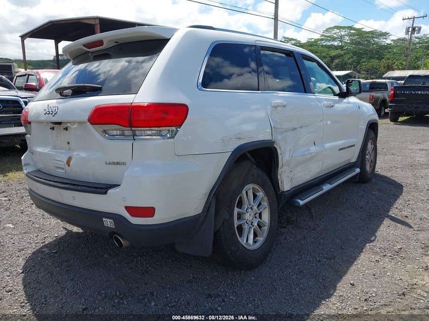 Vin: 1c4rjfag7jc348137, lot: 46368602, jeep grand cherokee laredo e 4x4 20184