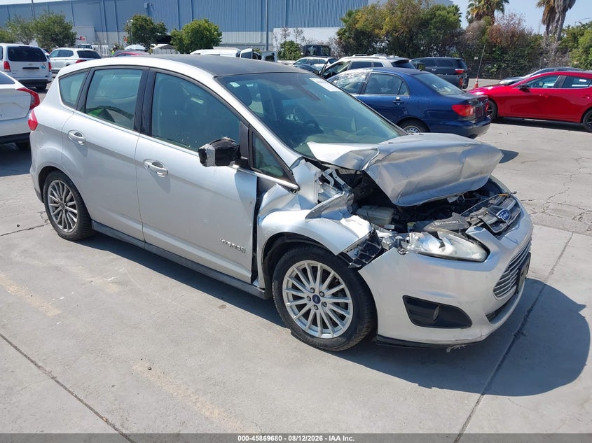 2013 Ford C-Max Hybrid Sel, Износ, IAAI, VIN 1FADP5BU7DL520071