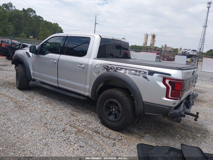 Vin: 1ftfw1rg1jfe46140, lot: 46368652, ford f-150 raptor 20183