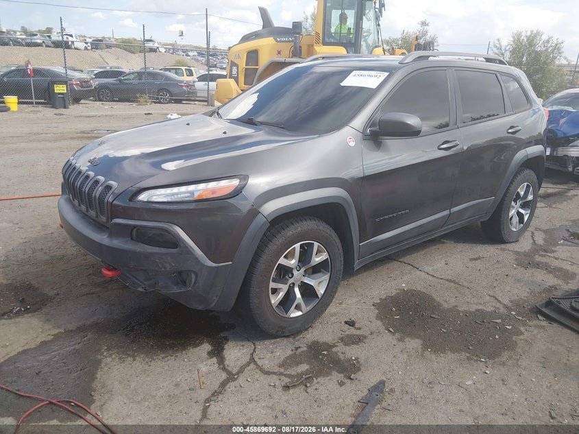 2015 Jeep Cherokee, Right Side, IAAI, VIN 1C4PJMBS2FW673041 — photo 2