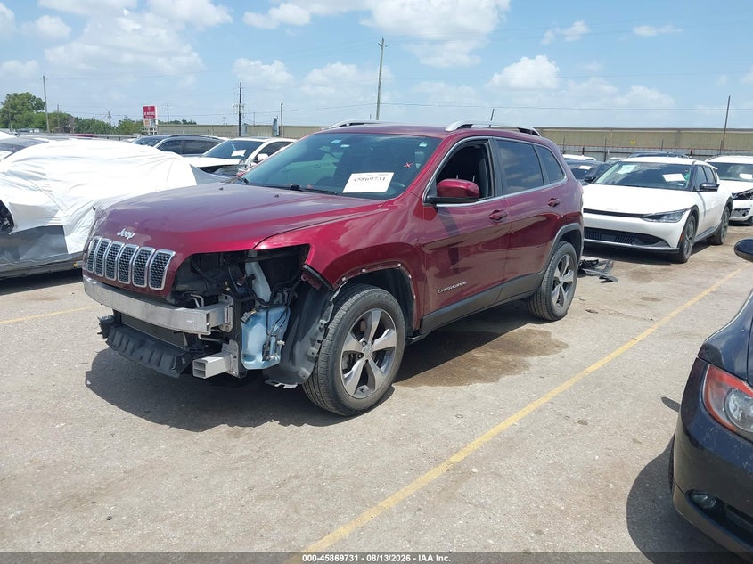 2019 JEEP CHEROKEE SPORT UTILITY VEHICLE 3.2L V-6 DOHC, 271HP