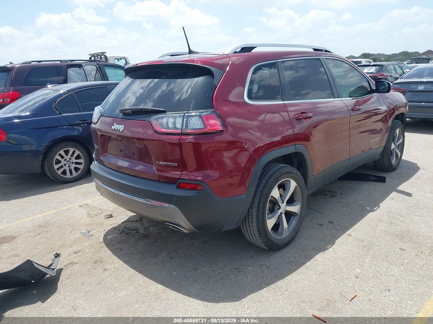 2019 JEEP CHEROKEE SPORT UTILITY VEHICLE 3.2L V-6 DOHC, 271HP