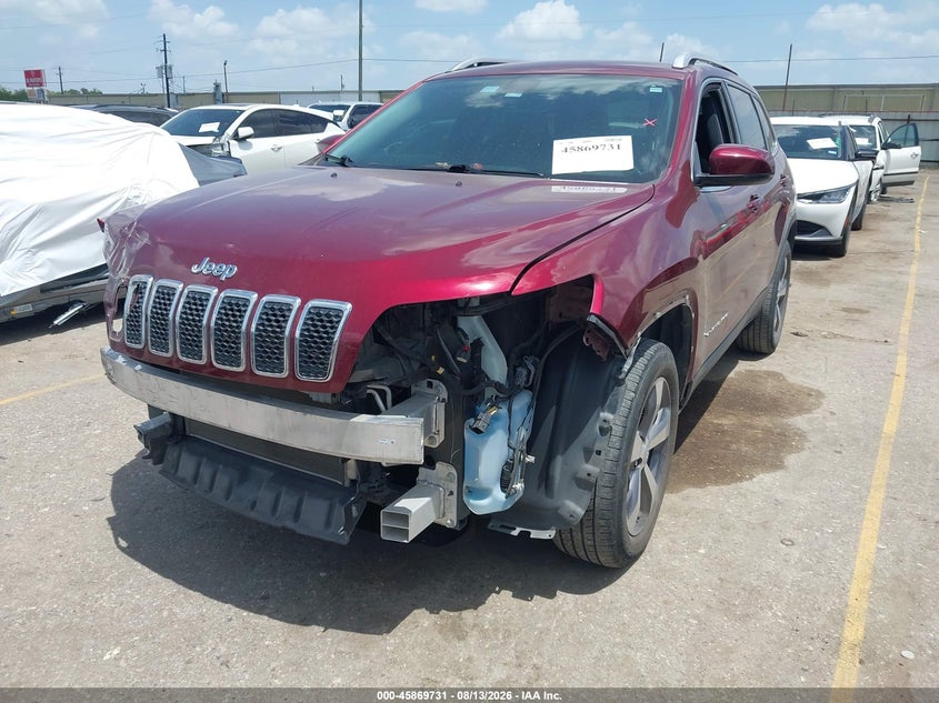 2019 JEEP CHEROKEE SPORT UTILITY VEHICLE 3.2L V-6 DOHC, 271HP