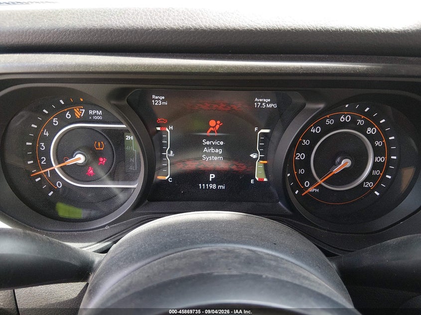 JEEP GLADIATOR 2025 VIN 1C6PJTAG2SL531833