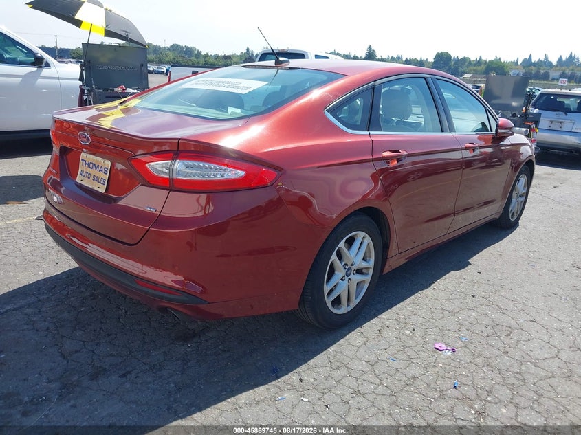 Vin: 3fa6p0h7xer171536, lot: 46368715, ford fusion se 20144
