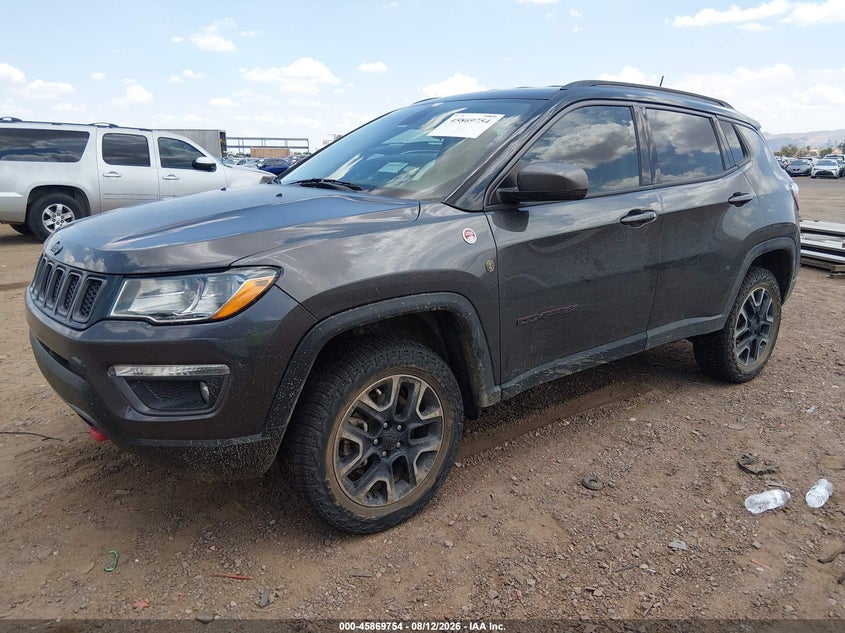 2019 Jeep Compass, Правый бок, IAAI, VIN 3C4NJDDB6KT618113 — фото 2