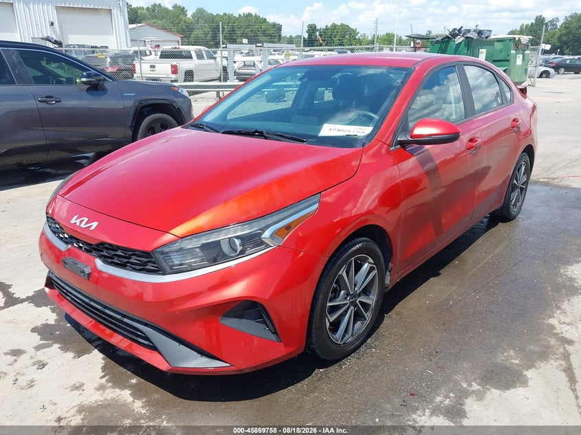 2022 Kia Forte, Rear, IAAI, VIN 3KPF24AD0NE437833 — photo 2