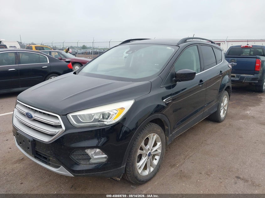 2018 Ford Escape Sel, Right Front, IAAI, VIN 1FMCU0HD1JUA75661 — photo 2