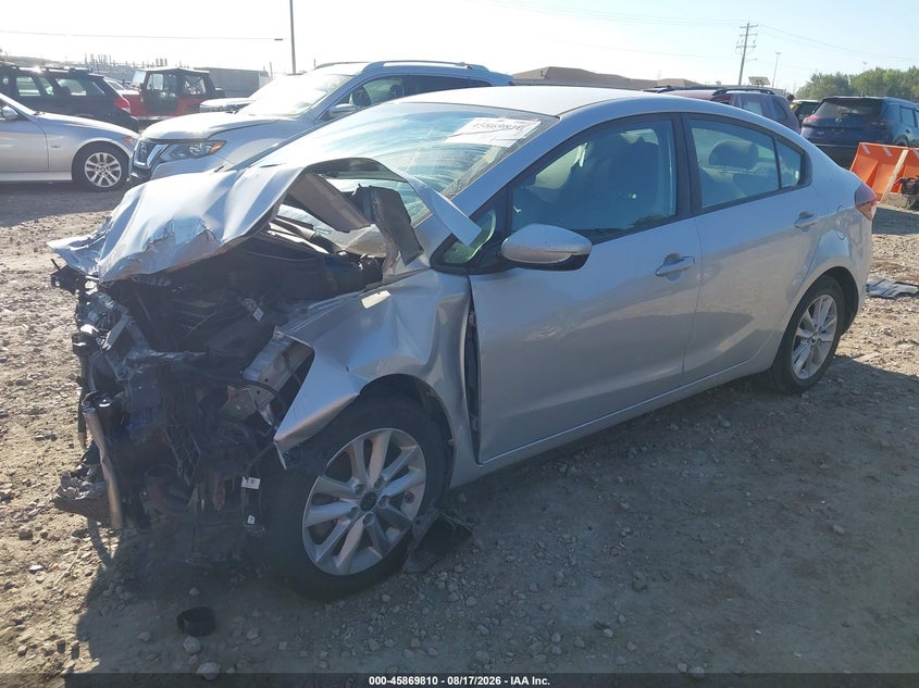 Vin: 3kpfl4a71he075653, lot: 46368780, kia forte lx 20172