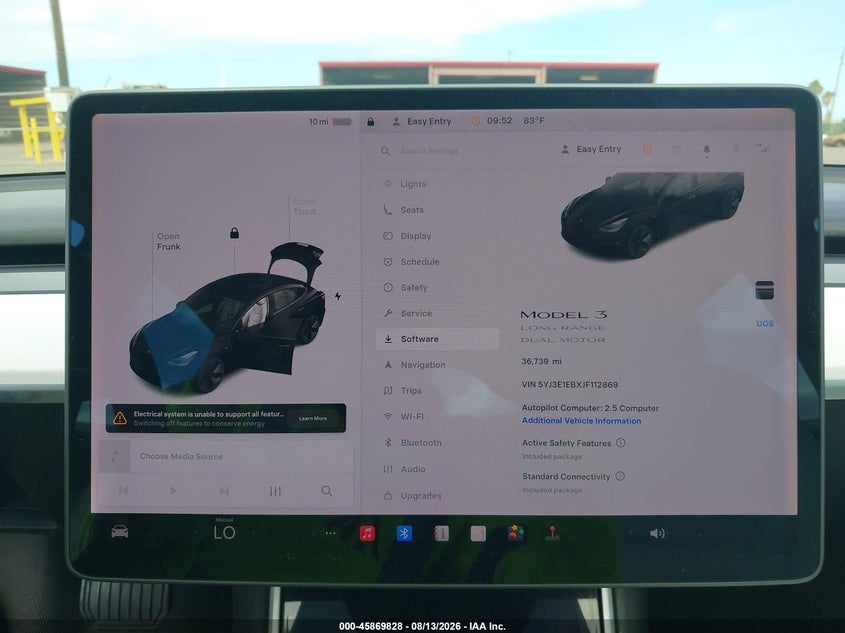 TESLA MODEL 3 2018 VIN 5YJ3E1EBXJF112869