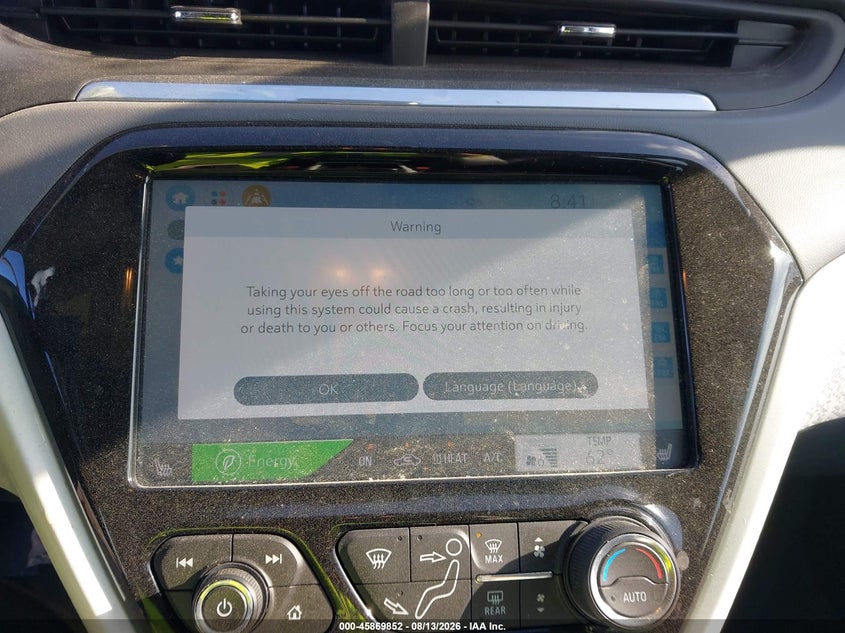 CHEVROLET BOLT EV 2020 VIN 1G1FZ6S02L4103605