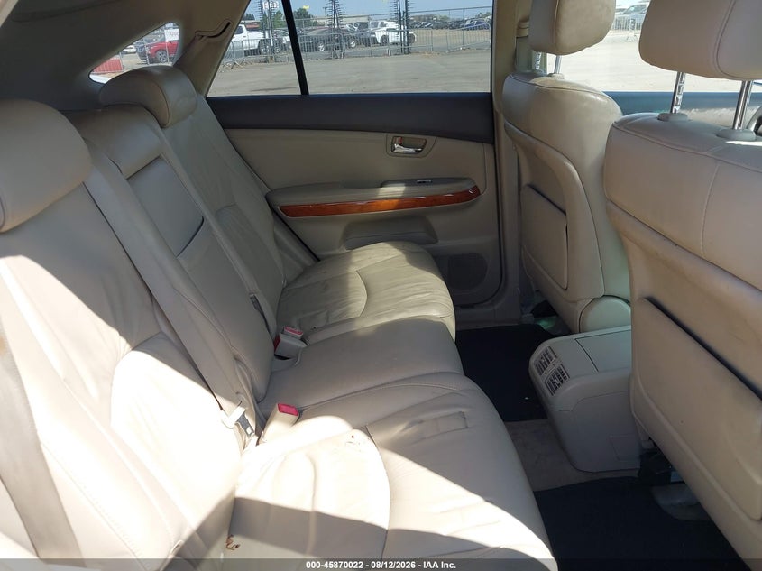 2005 LEXUS RX SPORT UTILITY VEHICLE 3.3L V-6 DOHC, VVT, 230HP