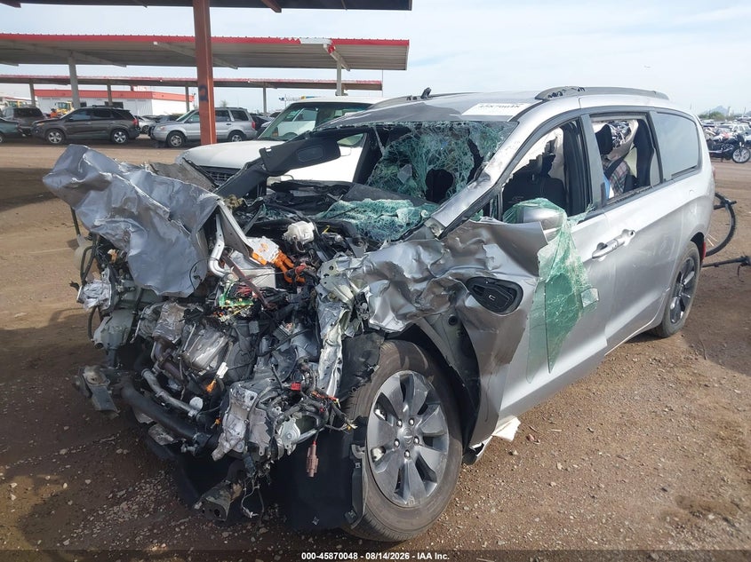 Vin: 2c4rc1h72kr605474, lot: 46369018, chrysler pacifica hybrid touring plus 20192
