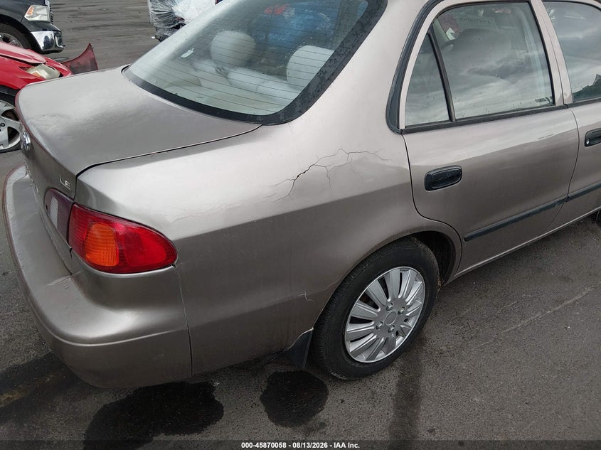 2000 TOYOTA COROLLA SEDAN 1.8L I-4 DOHC, VVT, 125HP