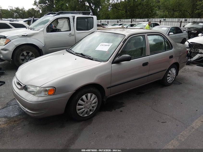 2000 TOYOTA COROLLA SEDAN 1.8L I-4 DOHC, VVT, 125HP
