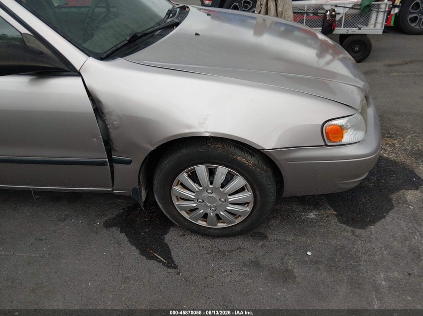 2000 TOYOTA COROLLA SEDAN 1.8L I-4 DOHC, VVT, 125HP