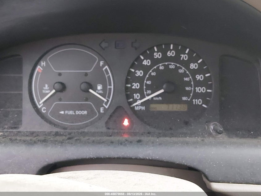 2000 TOYOTA COROLLA SEDAN 1.8L I-4 DOHC, VVT, 125HP