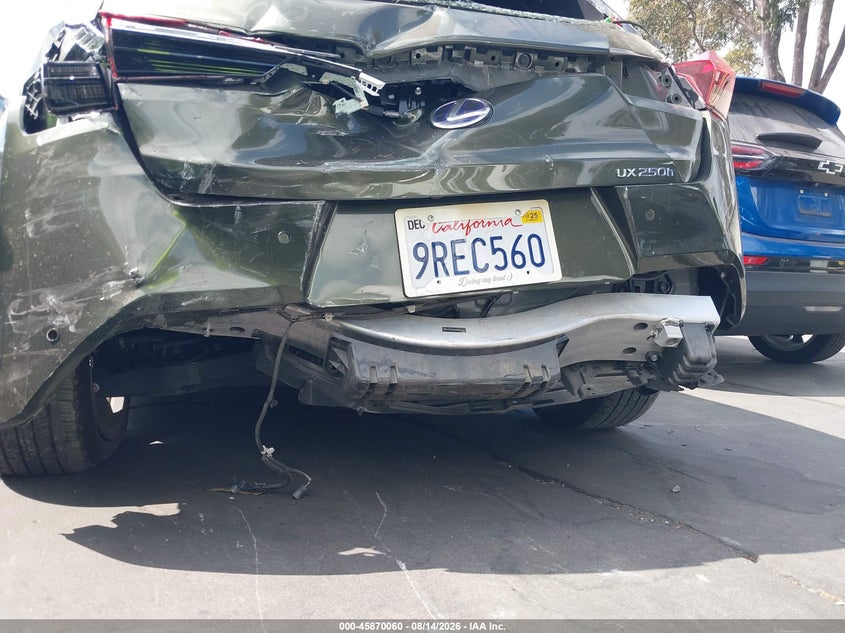 LEXUS UX 250H 2022 VIN JTHX9JBH0N2055622