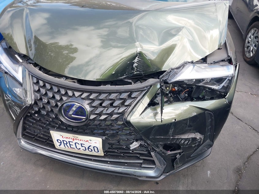 LEXUS UX 250H 2022 VIN JTHX9JBH0N2055622
