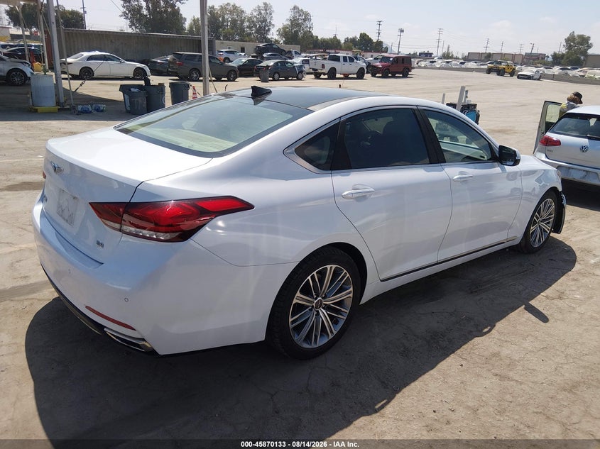 GENESIS G80 2018 VIN KMHGN4JE1JU238785