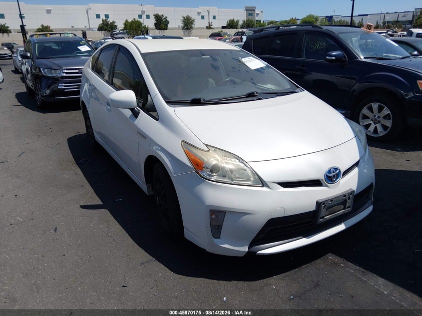 2014 Toyota Prius Two, Ходовая, IAAI, VIN JTDKN3DU0E0363981