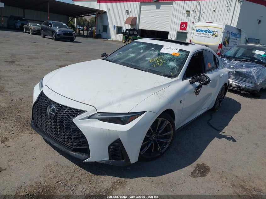 2021 LEXUS IS 350 auction photo 2