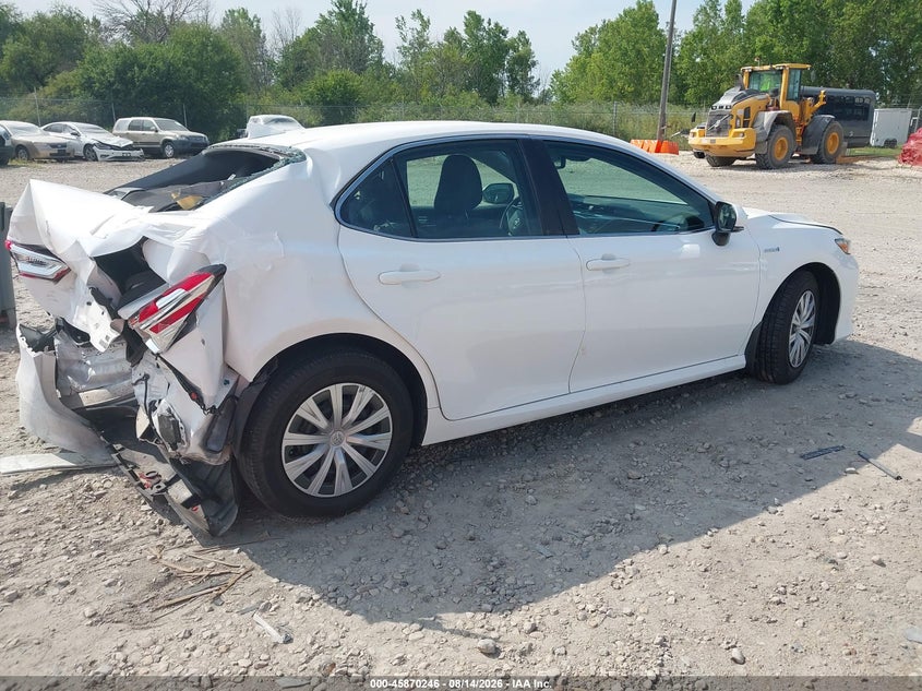 Vin: 4t1b31hk6ju503520, lot: 46369216, toyota camry hybrid le 20184