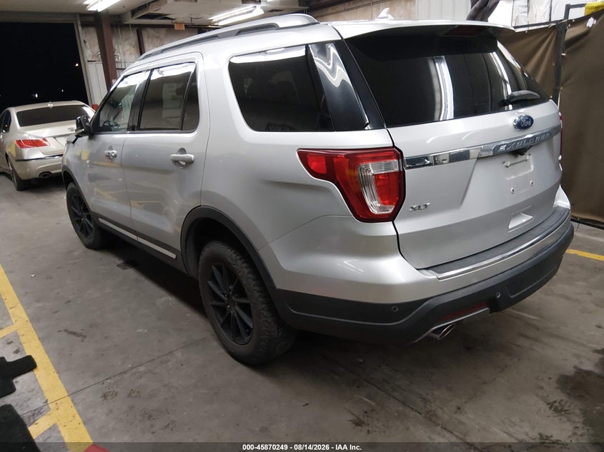 Vin: 1fm5k8d81jgb91057, lot: 46369219, ford explorer xlt 20183