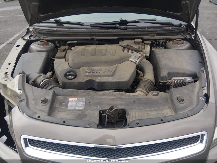 2012 CHEVROLET MALIBU SEDAN 3.6L V-6 DOHC, VVT, REGULAR , 252HP