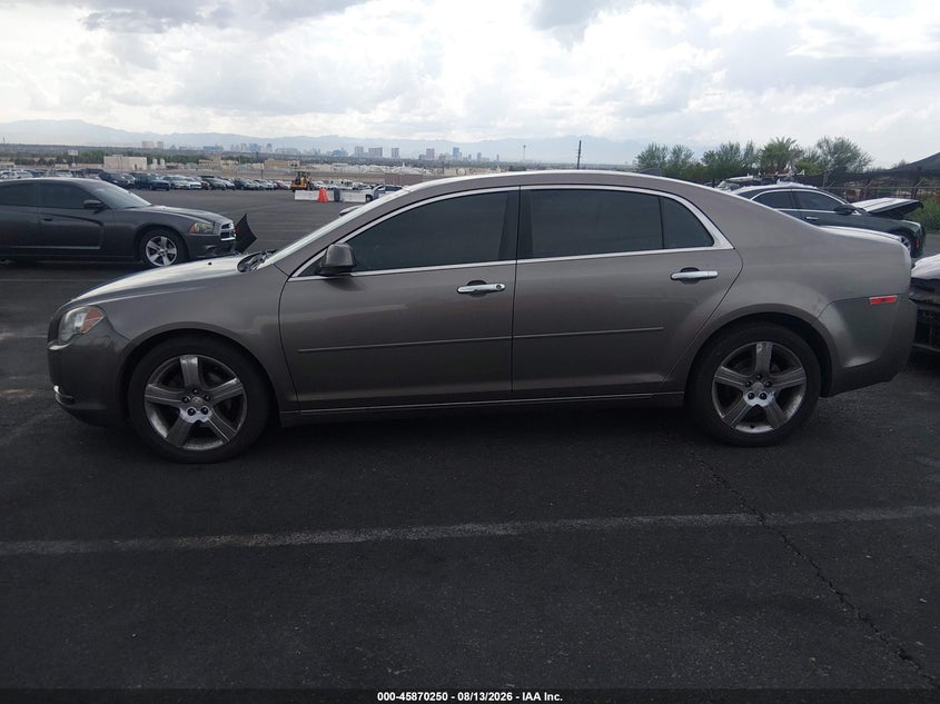2012 CHEVROLET MALIBU SEDAN 3.6L V-6 DOHC, VVT, REGULAR , 252HP