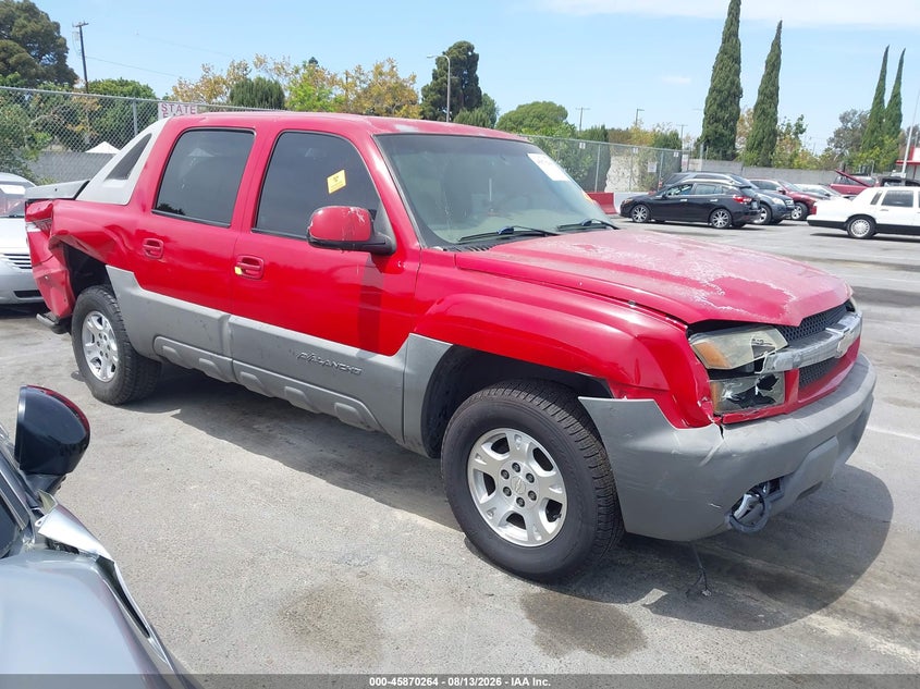 2002 CHEVROLET AVALANCHE 1500 — zdjęcie z aukcji
