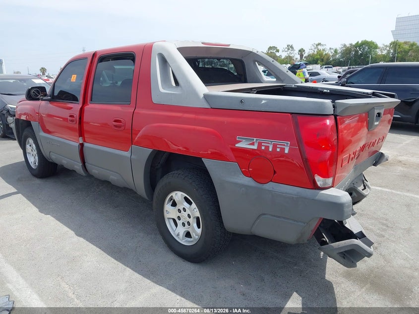 2002 CHEVROLET AVALANCHE 1500 — zdjęcie 3
