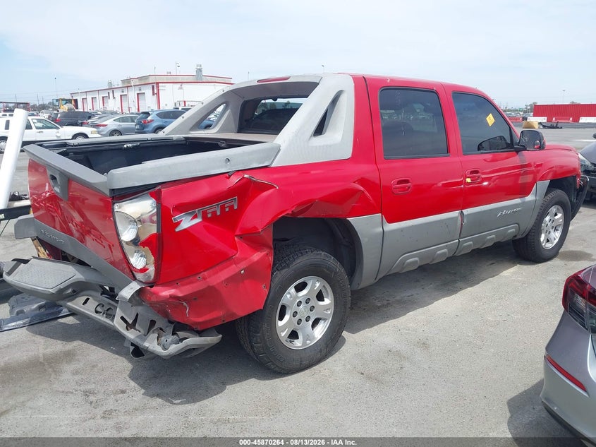 2002 CHEVROLET AVALANCHE 1500 — zdjęcie 4