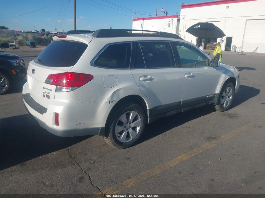 2011 SUBARU OUTBACK auction photo 4