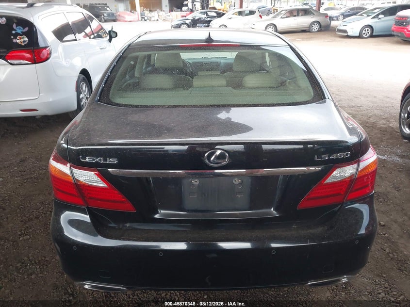 LEXUS LS 460 2010 VIN JTHBL5EFXA5094904