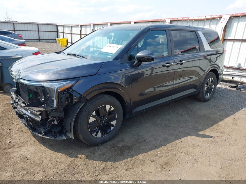 2026 KIA CARNIVAL MPV HYBRID auction photo 2