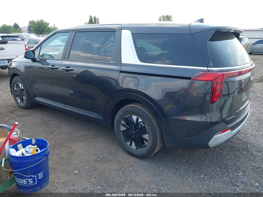 2026 KIA CARNIVAL MPV HYBRID auction photo 3