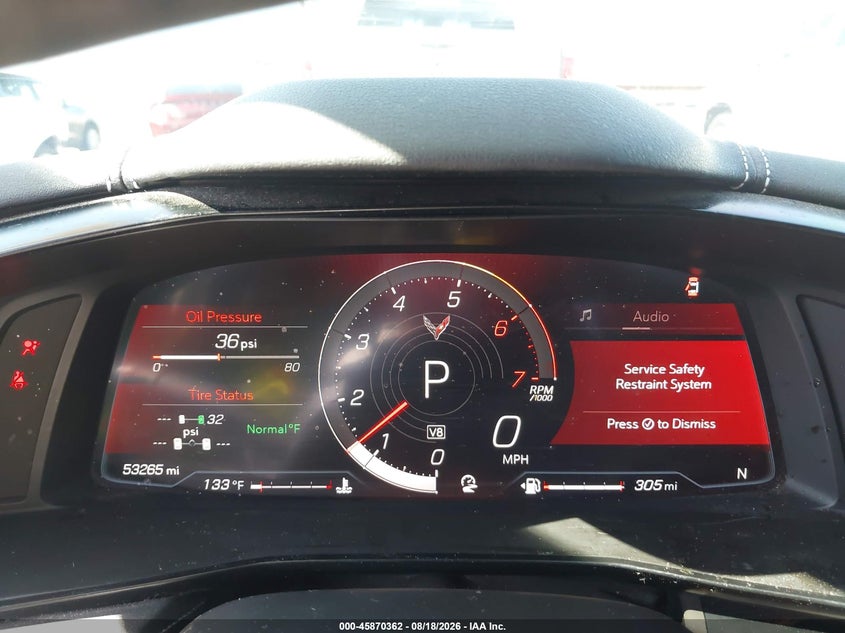 2020 CHEVROLET CORVETTE STINGRAY auction photo 7