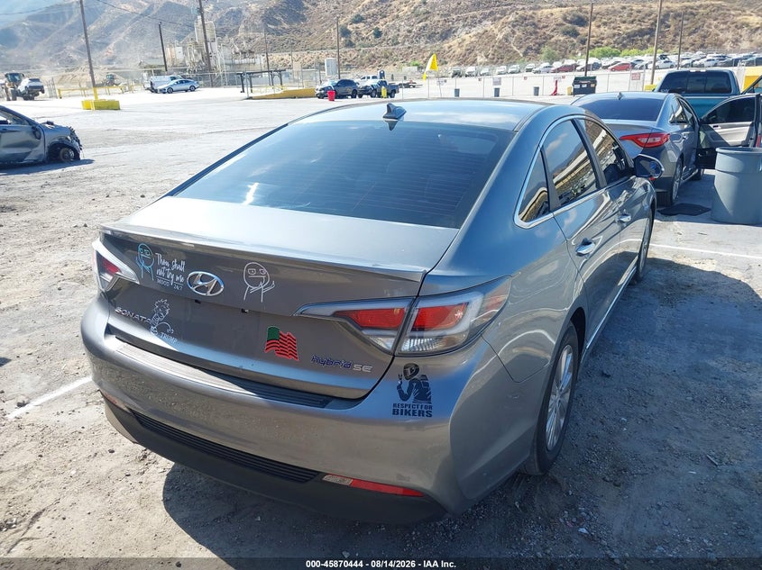 2017 HYUNDAI SONATA HYBRID auction photo 4