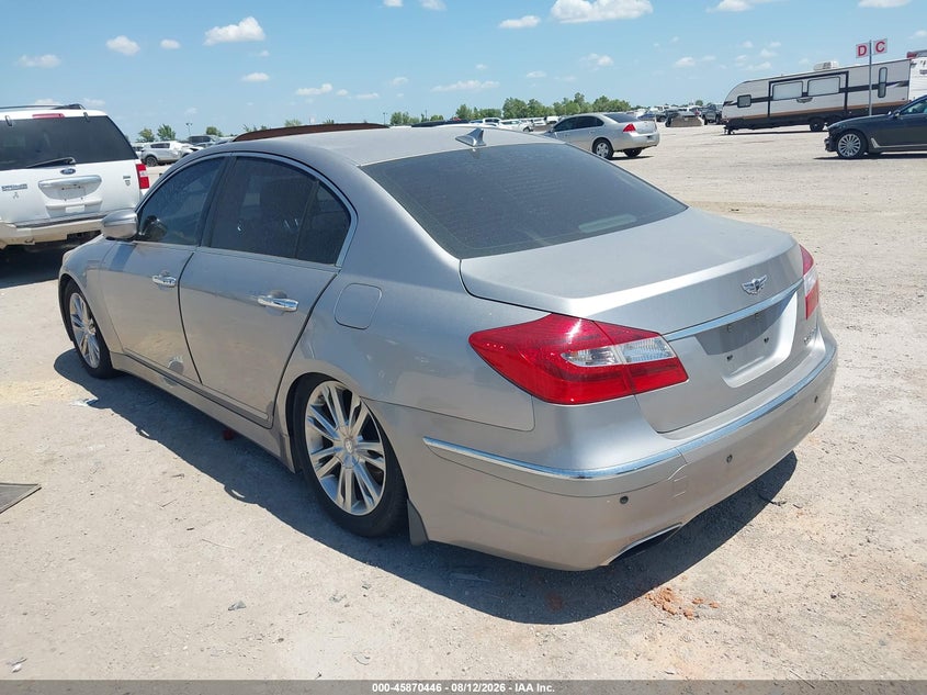 HYUNDAI GENESIS 2013 VIN KMHGC4DD2DU240378