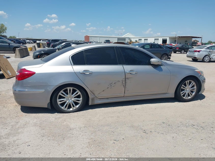 HYUNDAI GENESIS 2013 VIN KMHGC4DD2DU240378