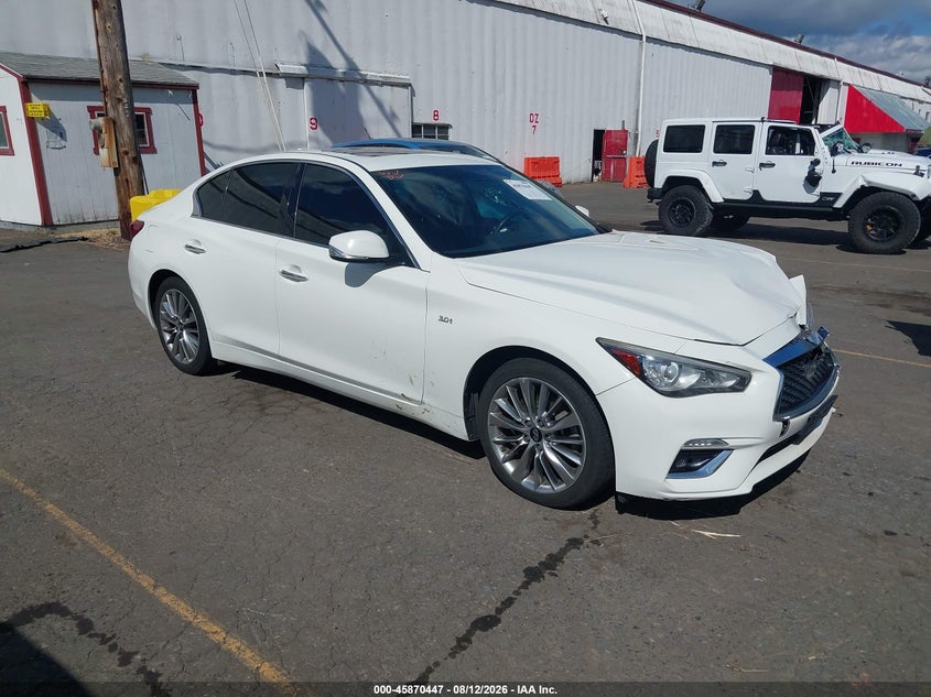 Vin: jn1ev7ap5jm360194, lot: 46369417, infiniti q50 3.0t luxe 2018 img_1